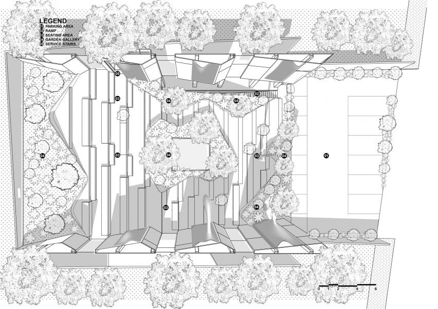 First floor plan of Frame Garden by RAD+ar