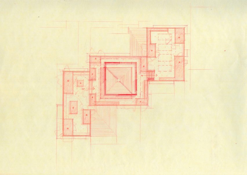 Roof plan of Tree O'Clock by Studio Locomotive