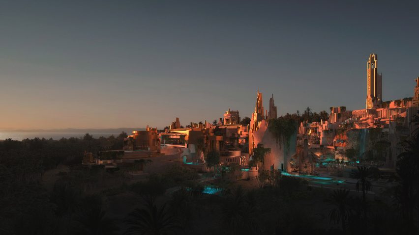 Neom spa resort on Gulf of Aqaba