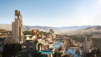 Neom spa by Mark Foster Gage Architects