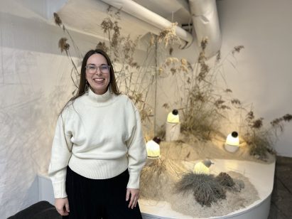Emma Blanch in the Farg and Blanche studio in Stockholm