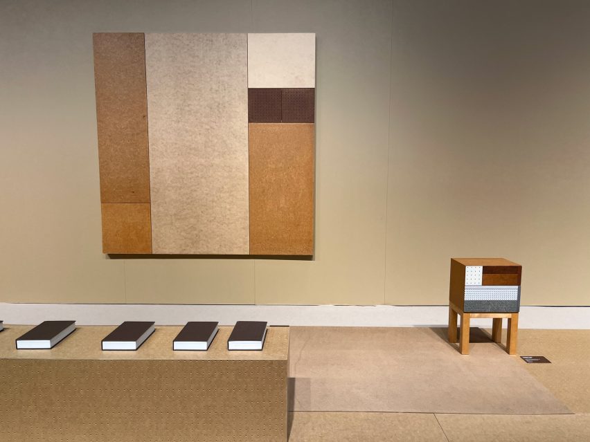 books and chairs at exhibition