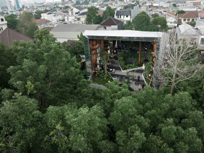 External view of Frame Garden in Indonesia