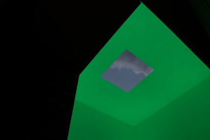 Skylight surrounded by green