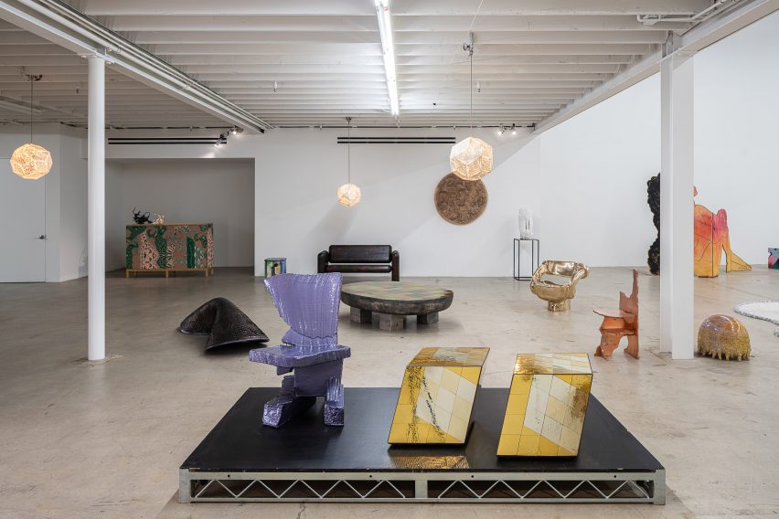 An exhibition of furniture