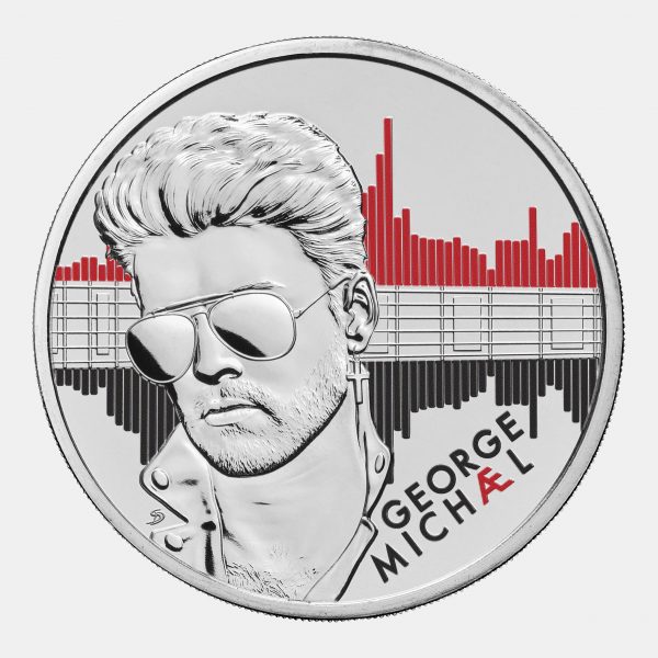 George Michael coin by The Royal Mint