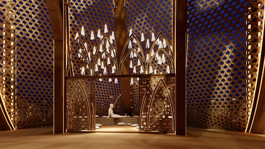Burning Man temple 2024 renderings