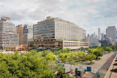 An adapted rail station in NYC