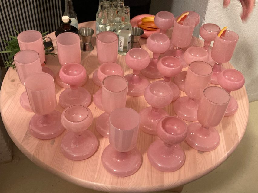 Pink glasses