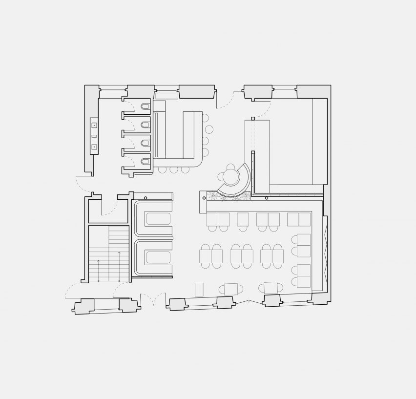 Hayat restaurant floor plan