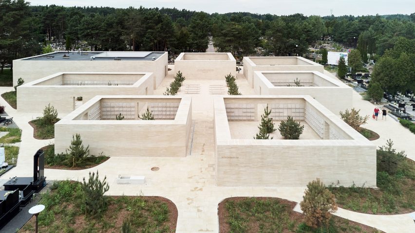 Columbarium complex in Poland by BDR Architekci