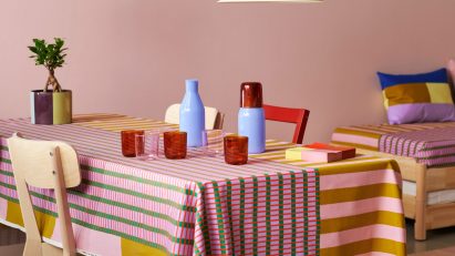 Table setting using products from Tesammans collection by Raw Color for IKEA