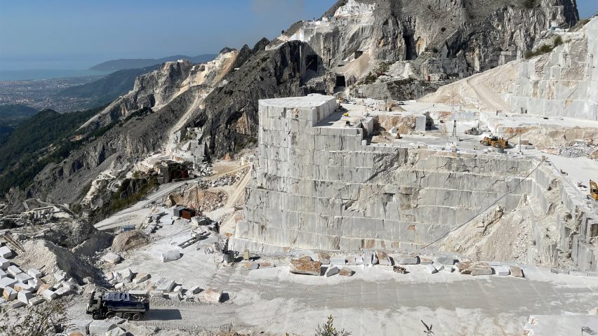 Carrara marble quarry