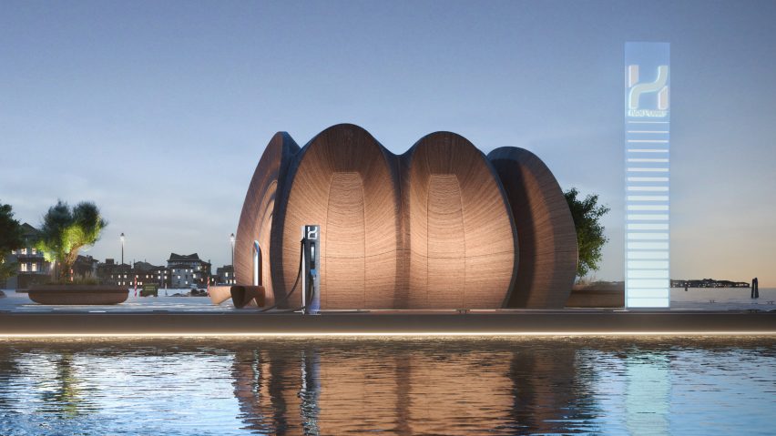 NatPower H Hydrogen Refuelling Stations by ZHA