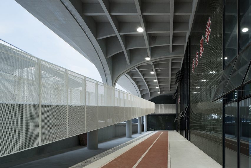 Hexi Sports Field by The Architectural Design and Research Institute of Zhejiang University (UAD)