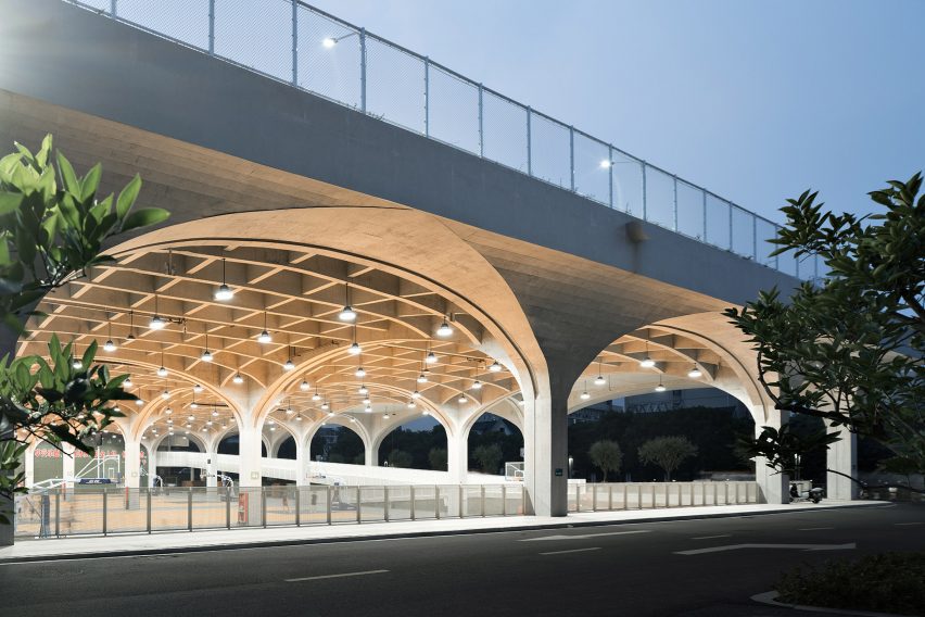 Hexi Sports Field by The Architectural Design and Research Institute of Zhejiang University (UAD)