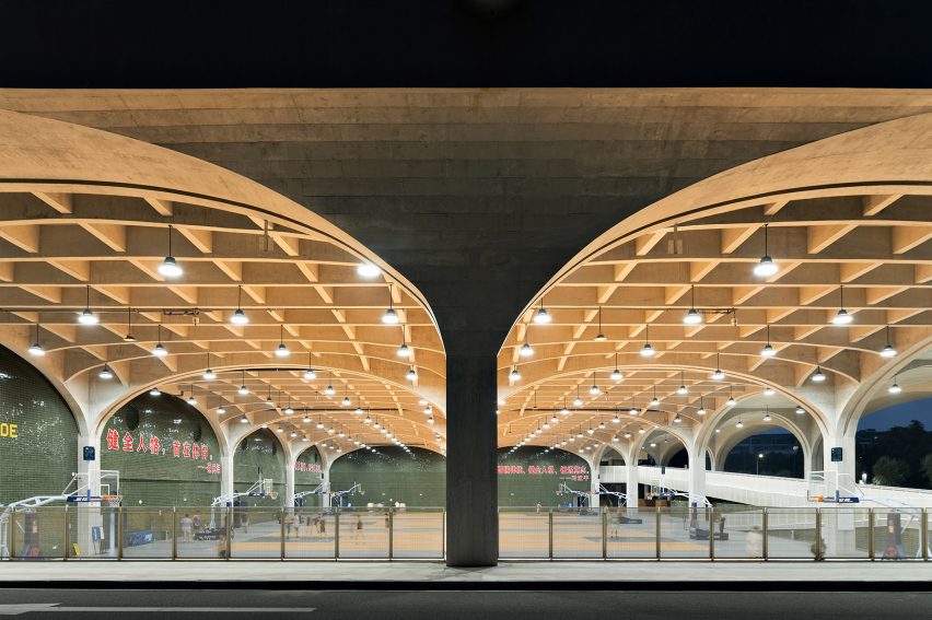 Hexi Sports Field by The Architectural Design and Research Institute of Zhejiang University (UAD)