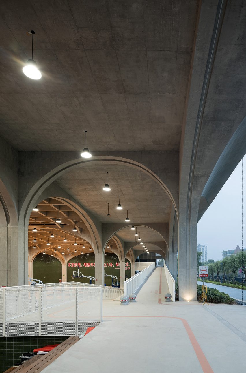 Hexi Sports Field by The Architectural Design and Research Institute of Zhejiang University (UAD)