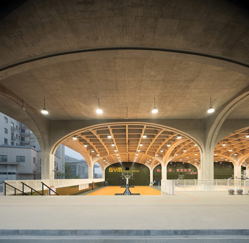 Hexi Sports Field by The Architectural Design and Research Institute of Zhejiang University (UAD)