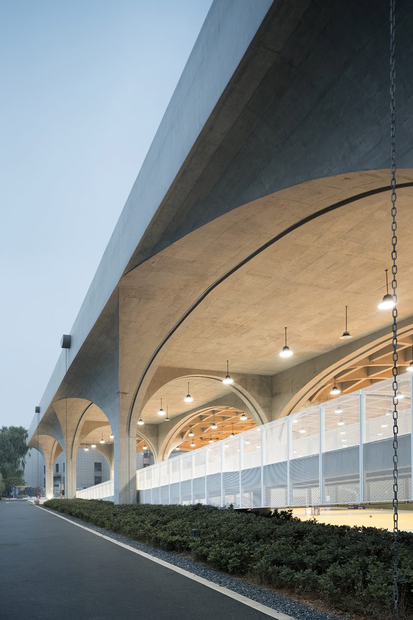 Hexi Sports Field by The Architectural Design and Research Institute of Zhejiang University (UAD)