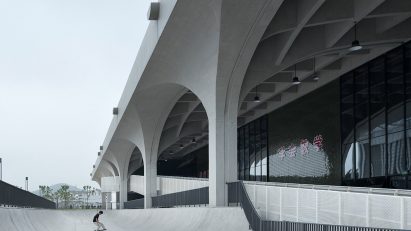 Hexi Sports Field by The Architectural Design and Research Institute of Zhejiang University (UAD)