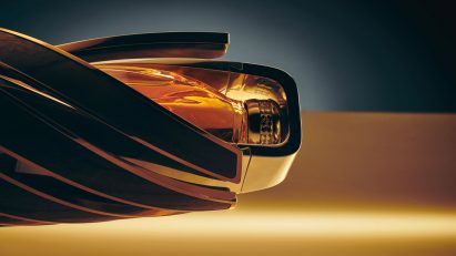 The Horizon, a sculptural whisky vessel designed by Bentley and The Macallan