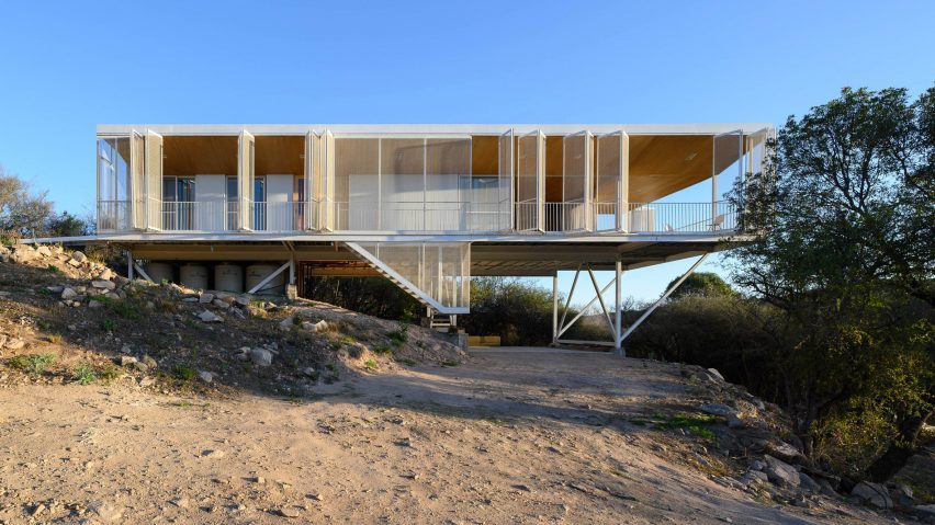 A house over a hill