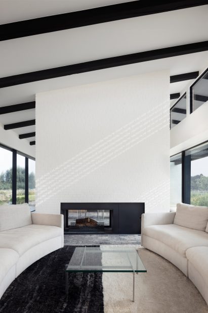 Living area within mid-century modern home by Stef Claes