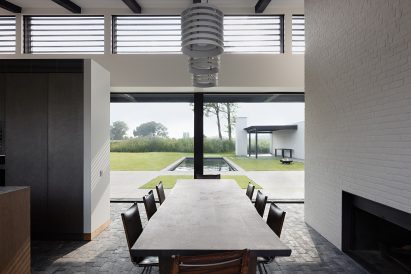 Dining room with House in the Fields