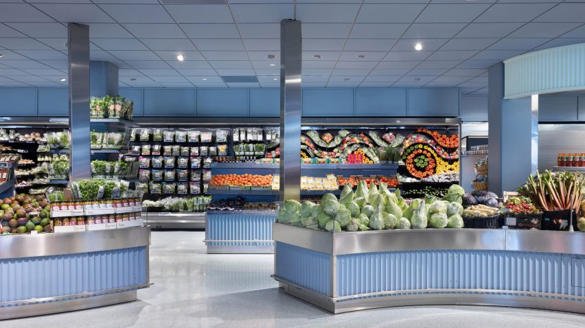 Interior of ICA Stop in Täby