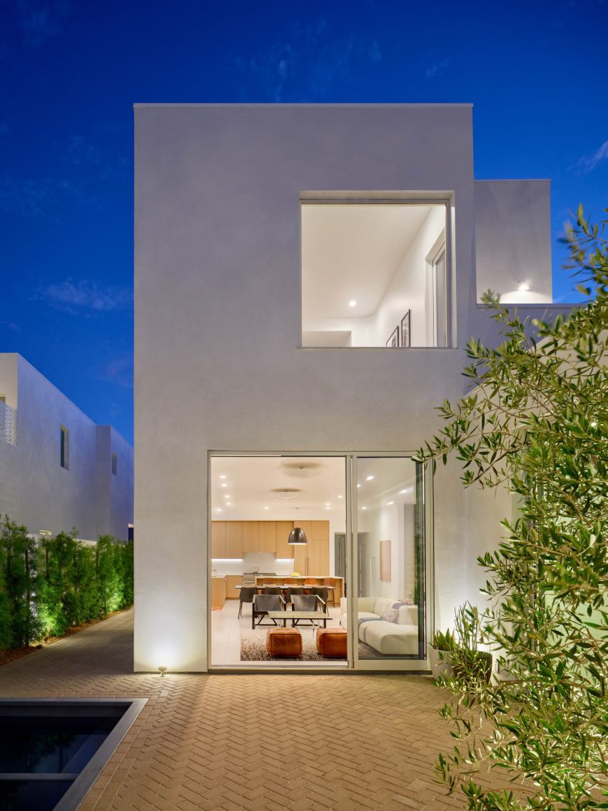 Inaba Williams white stucco Santa Monica home