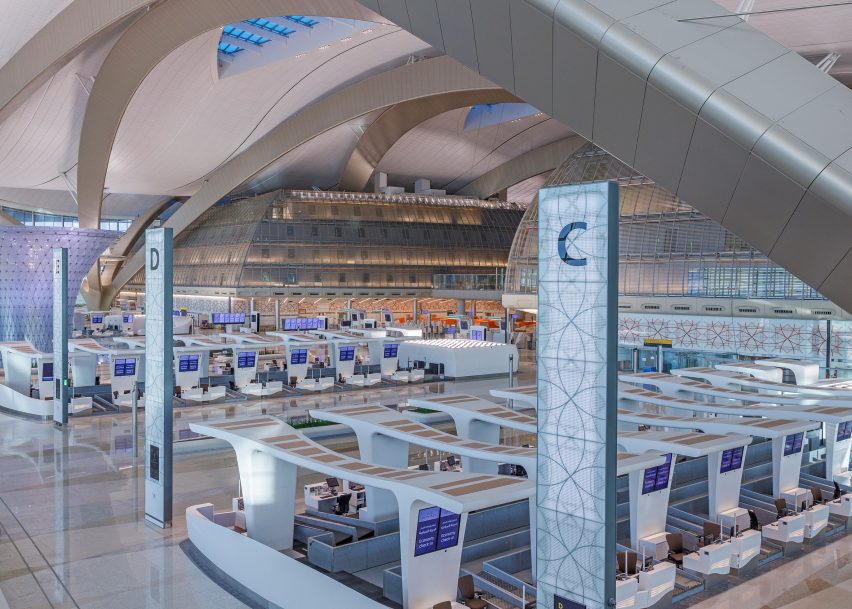 Terminal A at Zayed International Airport by KPF