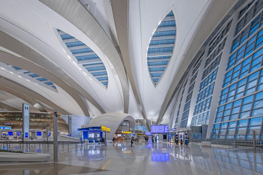 Terminal A at Zayed International Airport by KPF