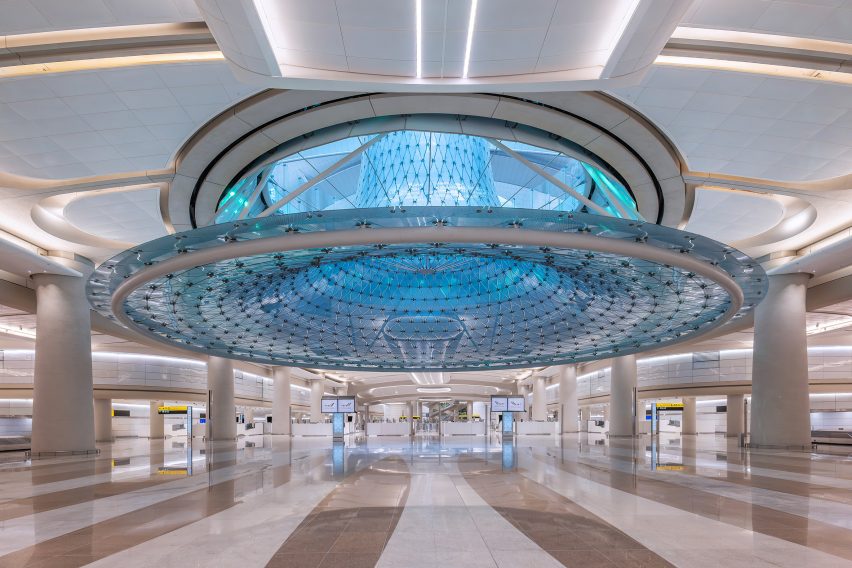 Terminal A at Zayed International Airport by KPF
