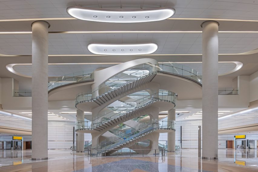 Terminal A at Zayed International Airport by KPF