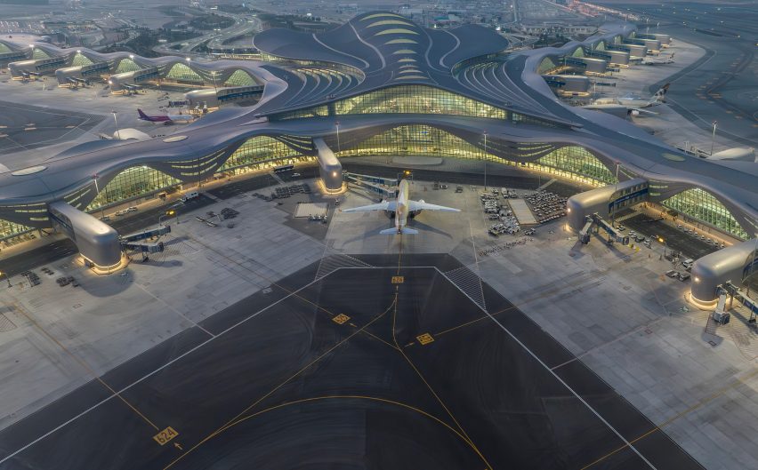 Terminal A at Zayed International Airport by KPF