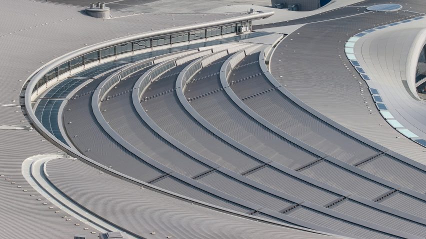 Terminal A at Zayed International Airport by KPF