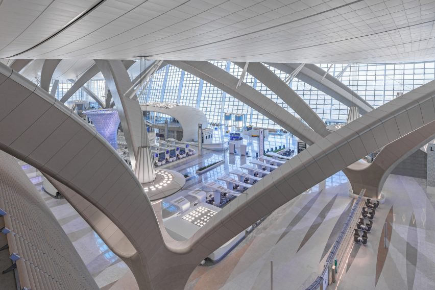 Terminal A at Zayed International Airport by KPF