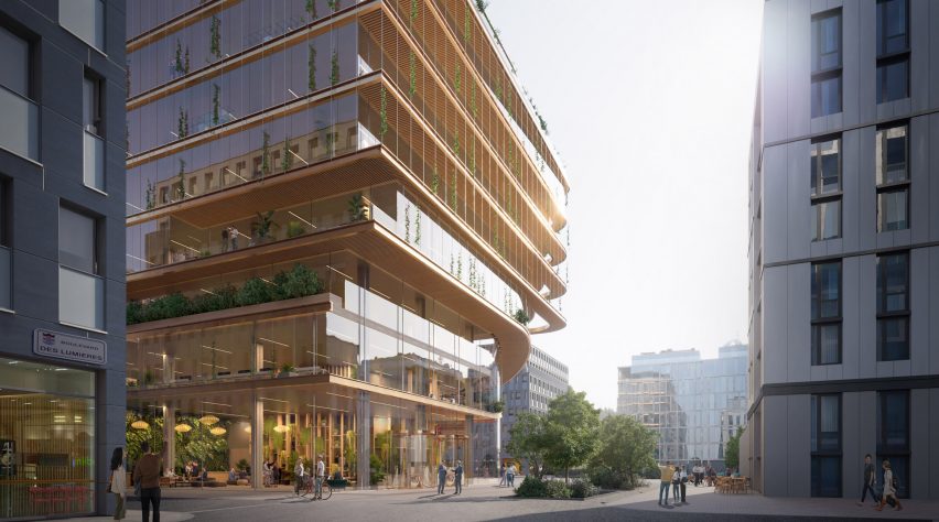 Street view of The Kyklos Building in Luxembourg