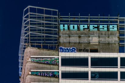 Oceanwide plaza graffiti