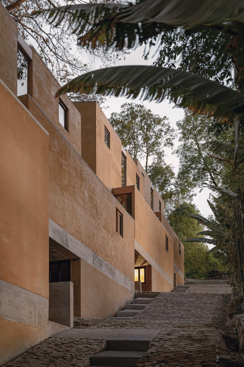 House ascending up stairs