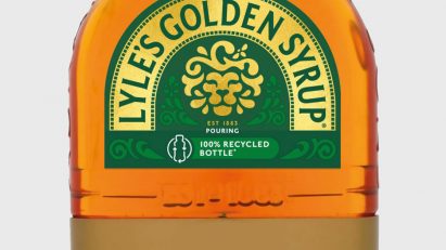Tate and Lyle's Golden Syrup rebranded squeeze bottle