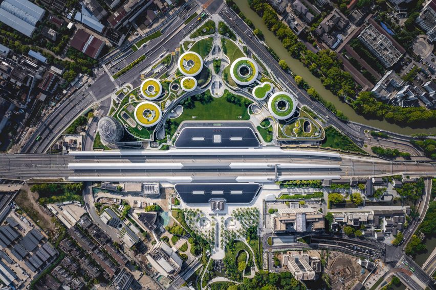 MAD train station in the forest Jiaxing