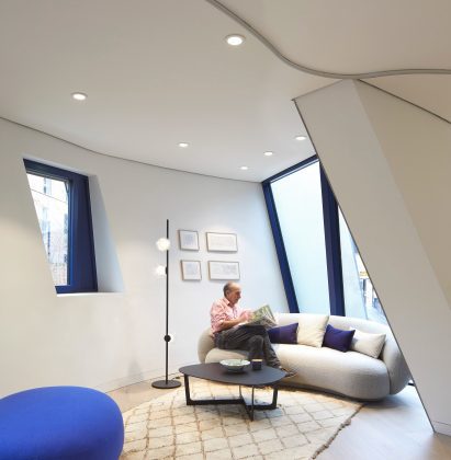 Interior of Maggie's Royal Free by Studio Libeskind