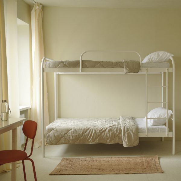 A bedroom in the Co-Haty project by Metalab