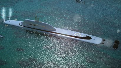 Submersible yacht migaloo