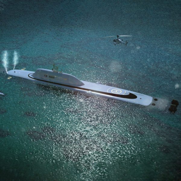 Submersible yacht migaloo