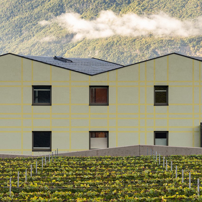 Tartan School's patterned facade