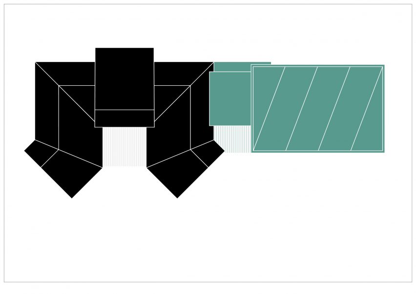 Roof scheme of Tartan School by MoDus Architects
