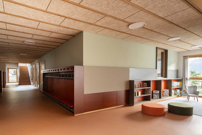 Youth centre hallway